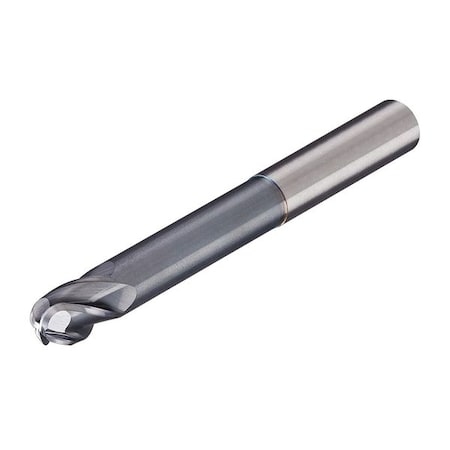 Carbide End Mill,Dia 4mm,Cut L 8mm