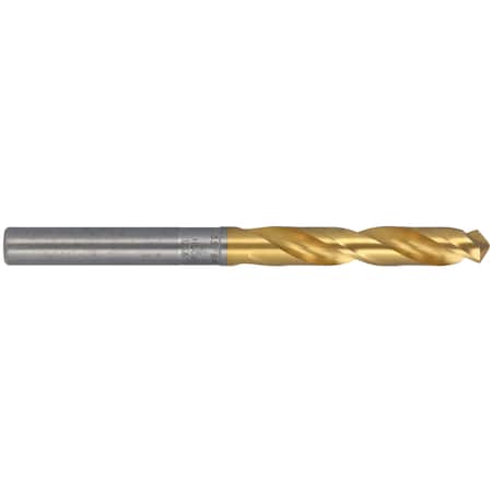 39/64 Cobalt 118 Degree Split Pt Silver & Deming Drill with 1/2 Reduced Shank Chicago-Latrobe 190C TiN