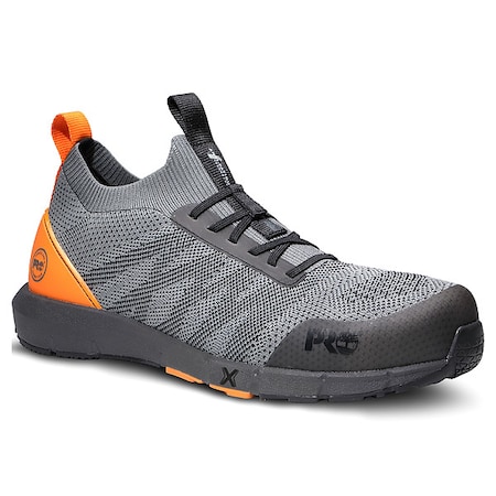 Men's Athletic Shoe, Gray/Orange, 7 1/2, TB0A2B6X065