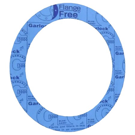 Ring Flange Gasket,Blue,8 in Pipe Size