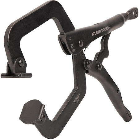 C-Clamp Locking Pliers With Swivel Jaws, 9-Inch