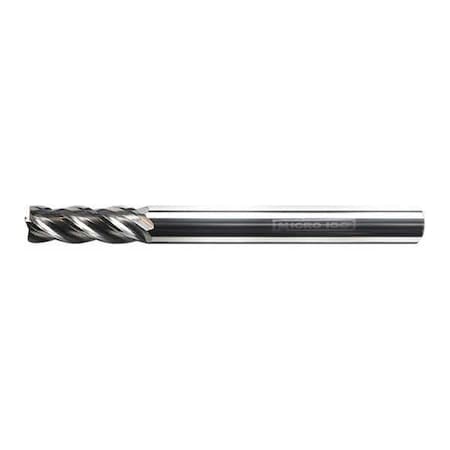 Carbide End Mill,7/16 In,Cut 1 In,4 FLT