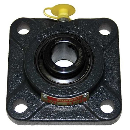 Flange Bearing, 4-Bolt, Ball, 1-3/16" Bore