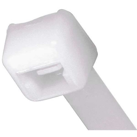Cable Tie, 14-1/2 in L, 4 in Max Bundle Dia., Natural, Nylon 6/6, 50 lb Strength, 1000 PK