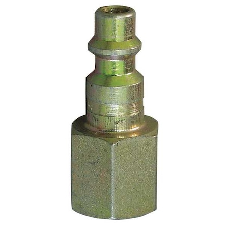Coupler Plug,(F)NPT,3/8,Steel