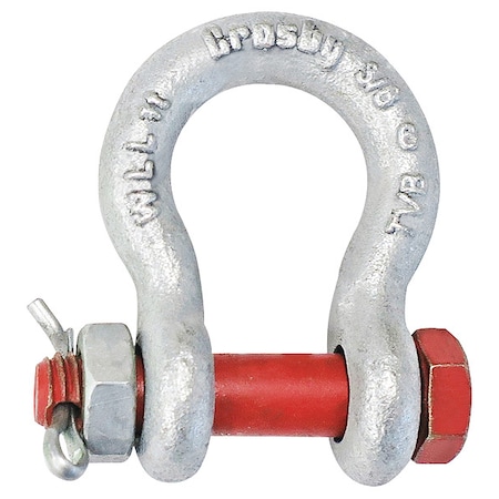 Anchor Shackle,5/16" Body Sz,Painted