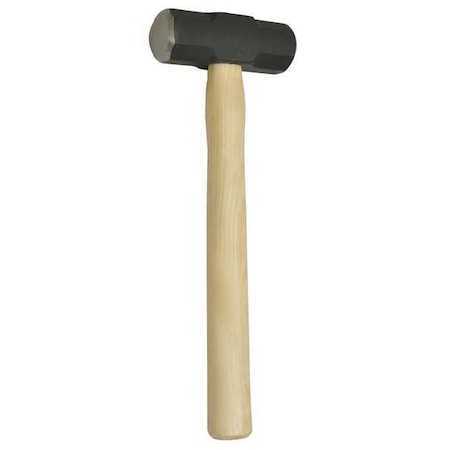 4 lb Sledge Hammer, 10 5/8 in L Hickory Handle, Steel Head