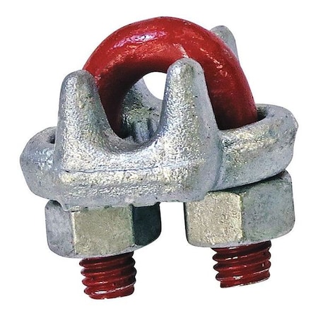 Wire Rope Clip,U-Bolt,1/4in