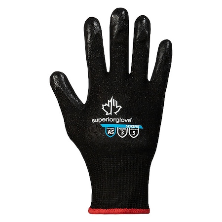 Cut-Resistant Gloves, Cut Level A3 ,Dipped ,Foam Nitrile ,Smooth ,L 1 PR