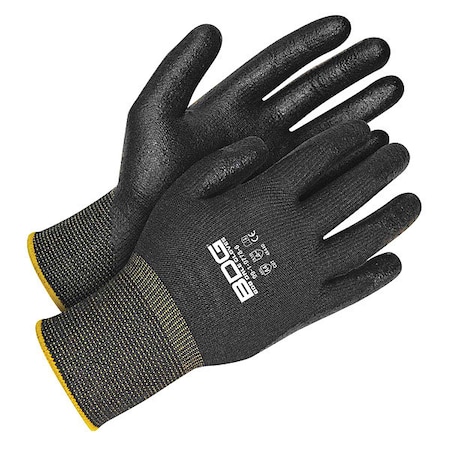 Cut Resistant Coated Gloves, Cut Level A4 ,Dipped ,Foam Nitrile ,Sandy ,M 1 PR
