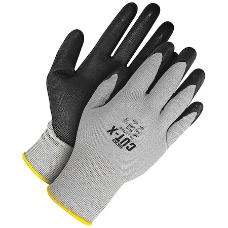 Cut Resistant Coated Gloves, Cut Level A4 ,Dipped ,Foam Nitrile ,Smooth ,2XS 1 PR