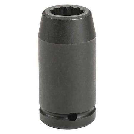 3/4 in Drive Impact Socket Deep Socket, black oxide,30 mm