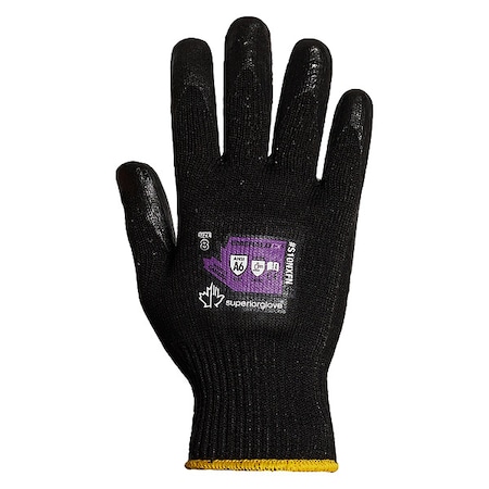 Coated Gloves, Not Rated Abrasion Level, 10 1 PR