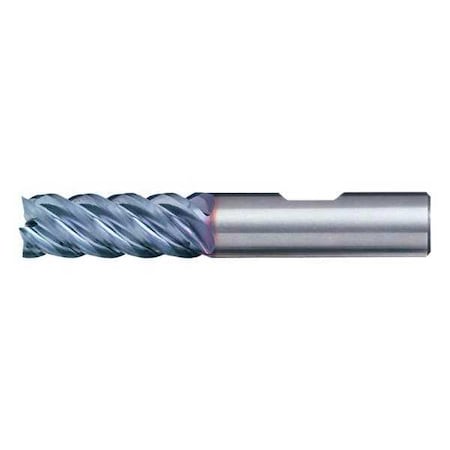 5-Flute Carbide HIgh-Perf Square Single End Mill for Steel CTD CEM-EMS-5 Bright 9/32x5/16x7/16x2