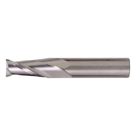 2-Flute Carbide Square Single End GP End Mill Cleveland CEM-SE-2 Bright 1/4x1/4x1-1/2x4