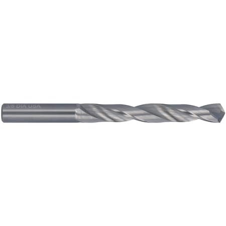 118 Degree Solid Carbide Jobber Length Drill Cleveland 1727 Bright Carbide RHS/RHC 3/32