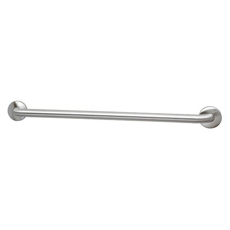 Concealed Wall Mount Grab Bar, 24" L, Stainless Steel, Safety Grip