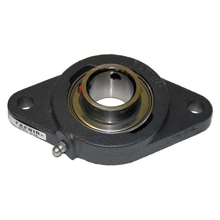 Flange Bearing,2-Bolt,Ball,1" Bore