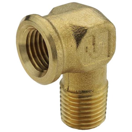 90 Degrees  Street Elbow Brass 90 Degrees  Street Elbow, 1/2 in Female NPT X 3/8 in Male NPT