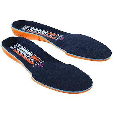 Anti-Fatigue Insole, 12-13, Orange/Blk, PR