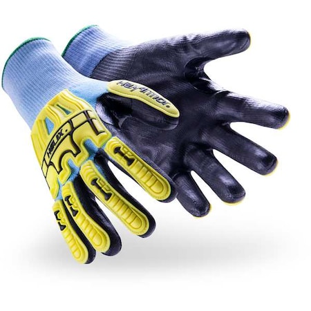 Knit Gloves, Cut Level A5 ,Dipped ,Polyurethane ,Sandy ,L ( 9 ) 1 PR