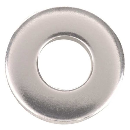 Flat Washer, For Screw Size 7/16" ,Stainless Steel Plain Finish, 25 PK