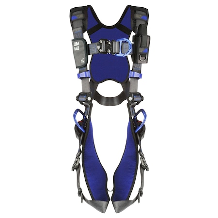 ExoFit(TM) X300 Fall Protection Harness, L, 420 lb, Quick-Connect Chest/ Quick-Connect Leg Straps