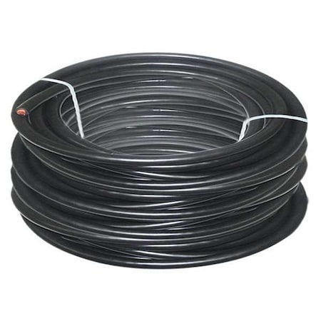 Welding Cable,6 AWG,100 ft.,Black,Rubber