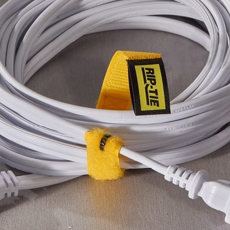 Cable Tie Strap, 6 in L, 1-1/2 in Max Bundle Dia., Gray, Nylon Tie, 90 lb Strength, 10 PK