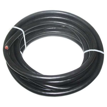 Battery Cable,1/0 ga,25ft.,Black