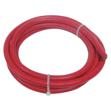 Battery Cable,4 ga,10ft.,Red