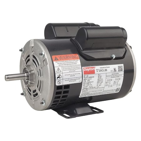 Capacitor-Start/Run General Purpose Motor, 3/4 hp HP, 115/208-230V AC Voltage, 48 Frame