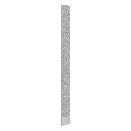 82" x 3" OHB Partition Pilaster, Polymer, Gray