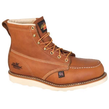 Men's 6-Inch Work Boot, 11 D, Steel Toe, 6 in H, Brown, 804-4200