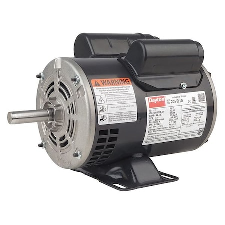 Capacitor-Start/Run General Purpose Motor, 1/3 hp HP, 115/208-230V AC Voltage, 56 Frame