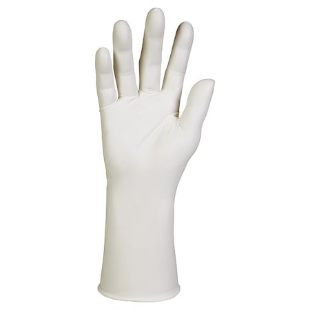 G3, Disposable Cleanroom Gloves, 6.3 mil Palm, Nitrile, ISO 3, Non-Sterile, S, 1000 PK, White