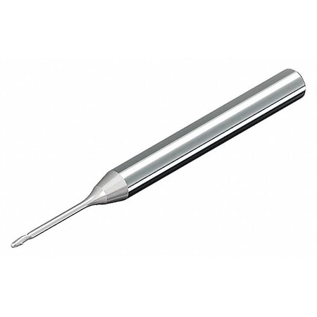 Ball End Mill,nACRo,2" L,Carbide