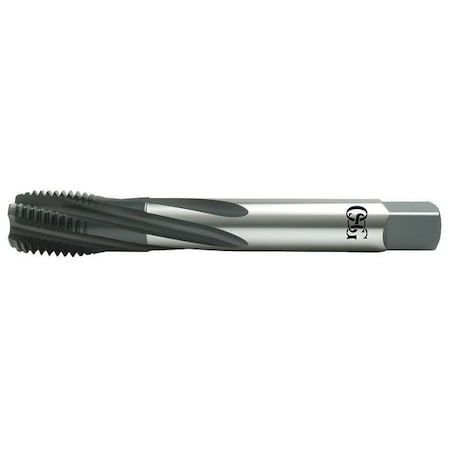 Spiral Flute Tap, 1-1/2"-12, Modified Bottoming, UNF, 5 Flutes, Oxide