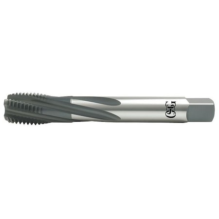 Spiral Flute Tap, 1-1/4"-7, Modified Bottoming, UNC, 5 Flutes, Oxide