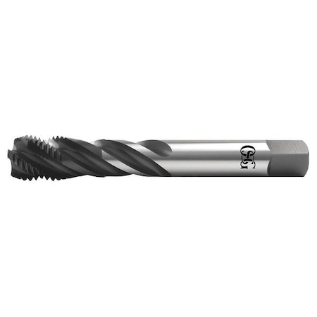 Spiral Flute Tap, 2-1/4"-4-1/2, Modified Bottoming, UNC, 6 Flutes, Oxide