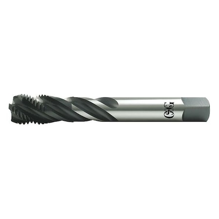 Spiral Flute Tap, M30-3.50, Modified Bottoming, Metric Coarse, 4 Flutes, Oxide