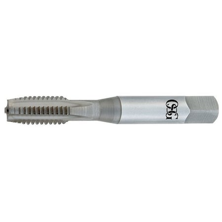 Straight Flute Hand Tap, M12-1.75, Bottoming, 4 Flutes, Metric Coarse