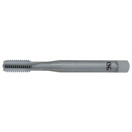 Straight Flute Hand Tap, M12-1.25, Bottoming, 4 Flutes, Metric
