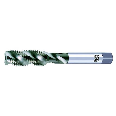 Spiral Flute Tap, Bottoming 4 Flutes