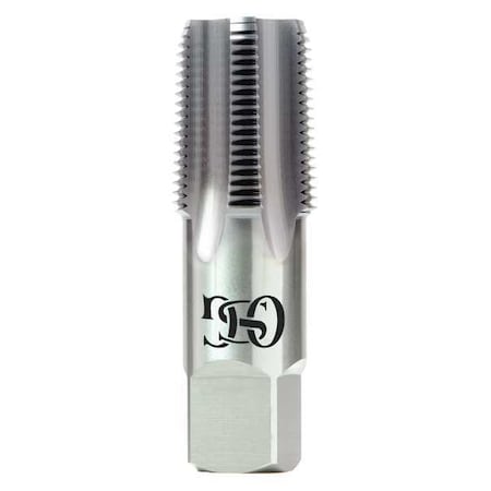 Pipe Tap, 3/8"-18, Taper, 4 Flutes, NPTF