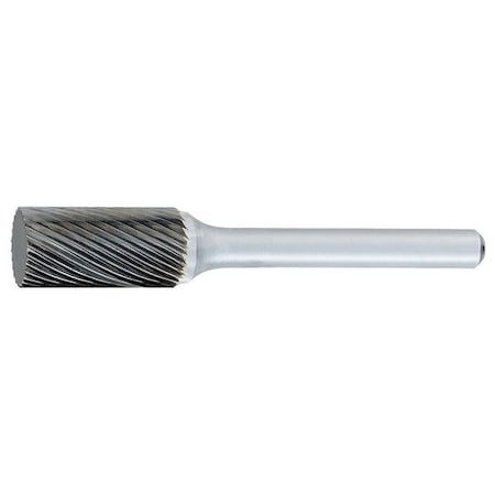 Carbide Bur,Cylinder,3/8 in.