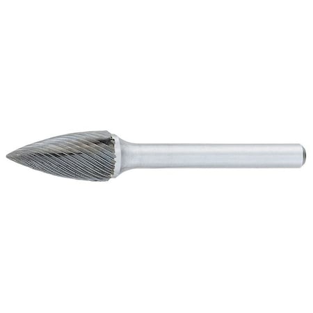 Carbide Bur,12mm Cut Dia.,RH Cut