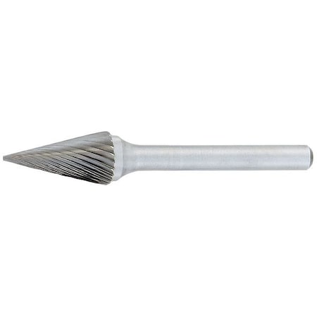 Carbide Bur,Pointed Tree,5/8 in.