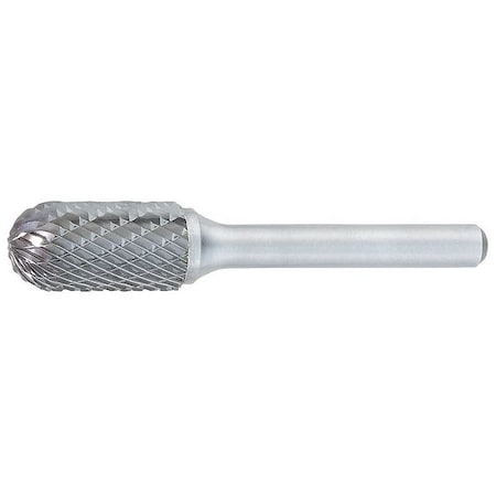 Carbide Bur,9mm Cut Dia.,RH Cut