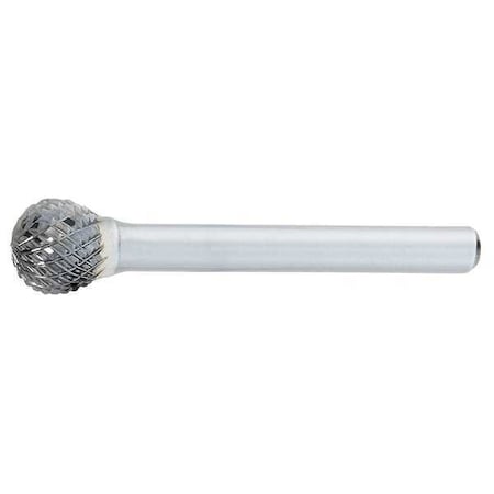 Carbide Bur,9mm Cut Dia.,RH Cut